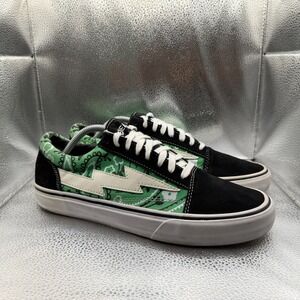 Size 11 Revenge x Storm Ian Connor Green Bandana Mens Suede Low Top Sneakers